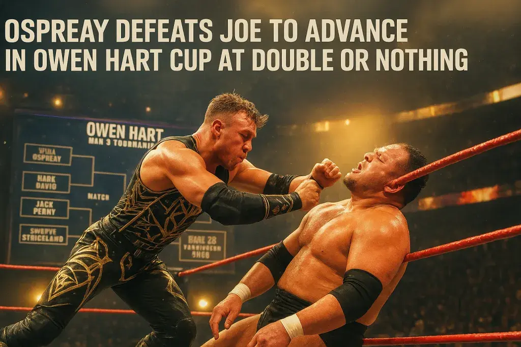Ospreay defeats Joe to advance in Owen Hart Cup at Double or Nothing