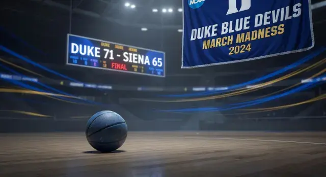 Duke Blue Devils rally from halftime deficit to defeat Siena Saints 71-65 in NCAA Tournament first round