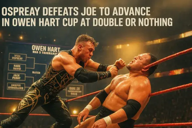 Ospreay defeats Joe to advance in Owen Hart Cup at Double or Nothing
