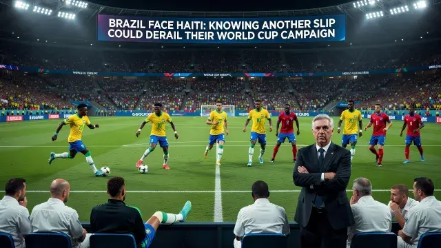 Brazil Face Haiti Knowing Another Slip Could Derail Their World Cup Campaign