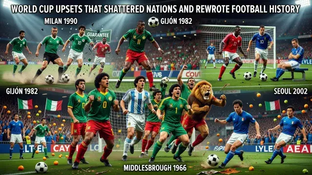 World Cup Upsets That Shattered Nations and Rewrote Football History
