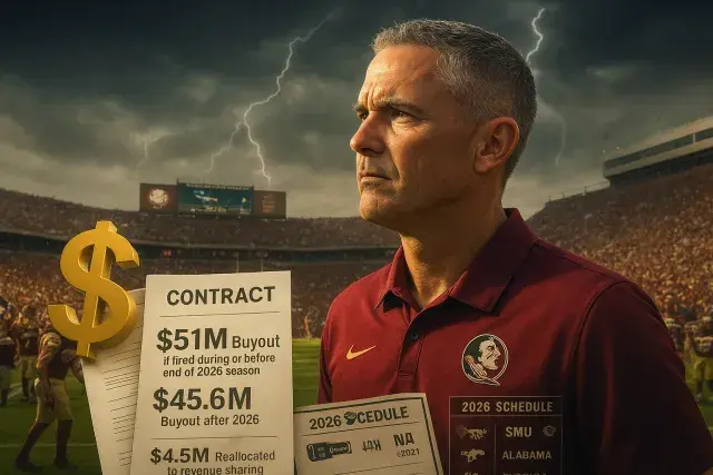 Norvell's FSU Buyout Tops $50 Million Amid Coaching Pressure