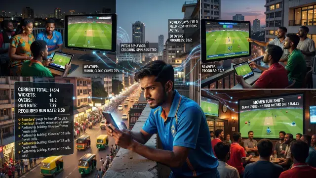 How Fans Track Every Ball of a Live Cricket Match Today