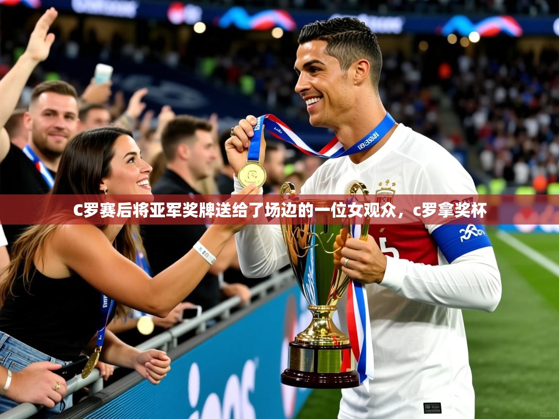 2025爱游戏登录网页入口C罗赛后将亚军奖牌送给了场边的一位女观众,c罗拿奖杯 第2张