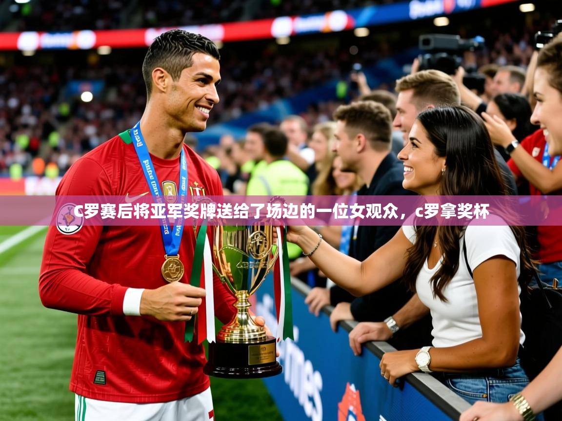 2025爱游戏登录网页入口C罗赛后将亚军奖牌送给了场边的一位女观众,c罗拿奖杯 第4张